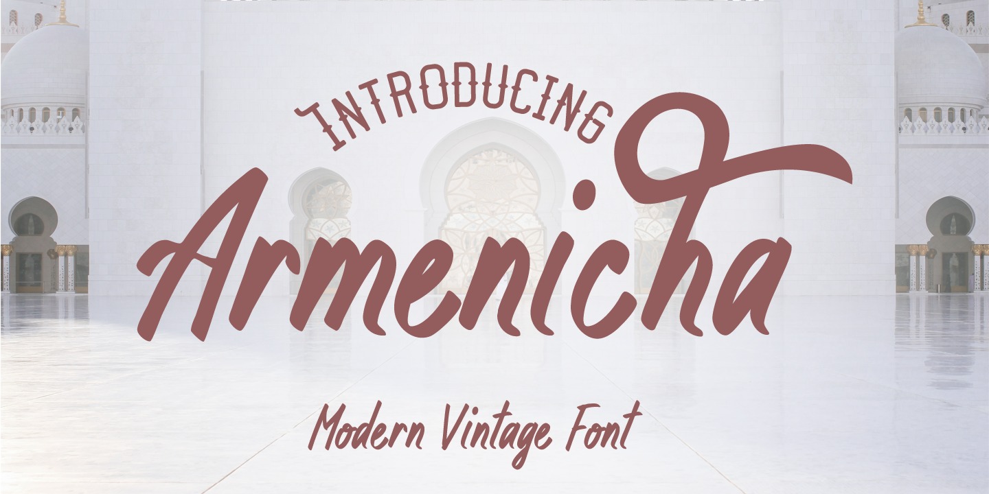 Example font Armenicha #1